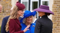 Mote-«krasj» mellom Melania Trump og prinsesse Kate.