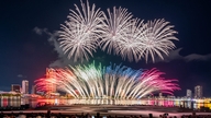 Le nombre de touristes visitant Da Nang pendant le festival des feux d'artifice a augmenté de 34 % par rapport à l'année dernière.