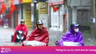 Åskvädermoln omsluter Hanoi och ett antal provinser; skyfall kommer att falla i norr med början ikväll.