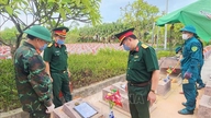 꽝찌성 바독 순교자 묘지에서 DNA 샘플 채취의 진행 상황과 품질을 보장합니다.