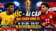 Analiza și predicția lotului de start pentru meciul Australia vs Egipt, ora 1:00, pe 4 iulie.