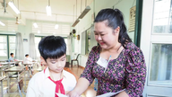 Announcement of the exam questions and answer key for the entrance exam to grade 6 at Tran Dai Nghia Secondary and High School.