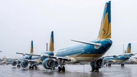 Which airports were directly affected by Typhoon No. 1?
