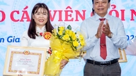 Go Quao Commune Political Center کے ڈائریکٹر Le Ngoc Dam نے An Giang Province Excellent Public Speaker Competition میں پہلا انعام جیتا۔