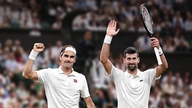 Djokovic equals Federer's Wimbledon record.