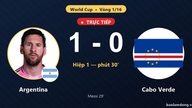 LIVE Argentinië vs Kaapverdië: Argentinië opent de score