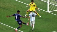 Argentina vs Kap Verde live 1-0 (Slutet av halvlek): Missat!!! Kap Verdes målvakt räddar.