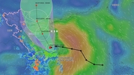 Taufan Maysak telah berubah arah dan kini berada kira-kira 70km dari Zon Ekonomi Khas Bach Long Vi.