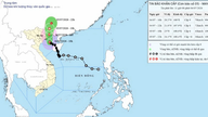 Bão số 1 giữ nguyên cường độ, cách Móng Cái khoảng 145km