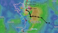 De circulatie van tyfoon Maysak (tyfoon nr. 1) nadert het vasteland van Quang Ninh en Hai Phong.
