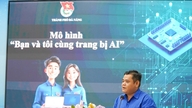 Jovens de Da Nang e Ninh Binh compartilham o modelo "Você e eu nos equipamos com IA juntos".