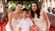 La presentadora Hoang Oanh luce juvenil a sus 36 años, y rara vez aparece con su hijo mestizo.