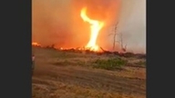 Ucraina a publicat o înregistrare video cu tornadele de incendiu din zona de excluziune de la Cernobîl.