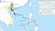 El tifón número 1 cambió de dirección continuamente y provocó lluvias torrenciales en la región noreste de Vietnam.