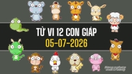 Horóscopo para os 12 signos do zodíaco em 5 de julho de 2026: Boi, Tigre e Coelho terão dias favoráveis.