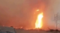 Ucrania: Aparecen tornados de fuego cerca de la central nuclear de Chernóbil.
