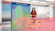 [Vídeo] Pronóstico del tiempo para el 5 de julio de 2026: El tifón n.º 1 provoca fuertes perturbaciones marítimas, lluvias muy intensas en el norte y alerta por tormentas eléctricas y tornados en muchas zonas.