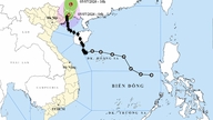 Værmelding for 5. juli: Tyfon nr. 1 avtar gradvis, men Quang Ninh fortsetter å oppleve svært kraftig regn.
