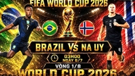 2026年ワールドカップ決勝トーナメント1回戦、ブラジル対ノルウェー戦（7月6日午前3時）のスコア分析と予測