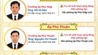 หลังจากควบรวมกิจการสำเร็จ เทศบาลแห่งนี้ในนครโฮจิมินห์ได้เปิดเผยหมายเลขโทรศัพท์ของผู้นำชุมชนทั้ง 14 คน (เทียบเท่ากับหัวหน้าหมู่บ้าน 14 คน) ต่อสาธารณะแล้ว