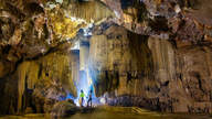 The first person to discover the 'stalactite palace' cave in Vietnam.