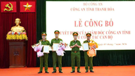 Die Provinzpolizei von Thanh Hoa hat fünf Abteilungsleiter versetzt.