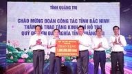 Provincia Bac Ninh donează 1 miliard de VND Fondului de Recunoștință și Comemorare al provinciei Quang Tri.
