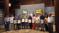 Hanoi: Ausstellung „Der Tempel der Literatur in der Kunst“