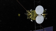 La nave espacial japonesa Hayabusa 2 sobrevoló cerca del asteroide Torifune.