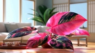 Estas tres plantas de interior actúan como una estación para recargar el alma; sus vibrantes hojas rosas disipan las preocupaciones e infunden esperanza cada día.