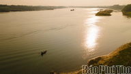 Momentos de paz junto al río Lo Giang.