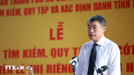 Primeiro-ministro Le Minh Hung: Buscamos os restos mortais de heróis e mártires com a máxima gratidão e senso de responsabilidade.