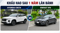Neočekávané znehodnocení vozů VinFast VF6 a Hyundai Creta po roce provozu.