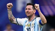 As lágrimas de Messi