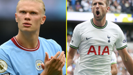 O confronto entre Kane e Haaland