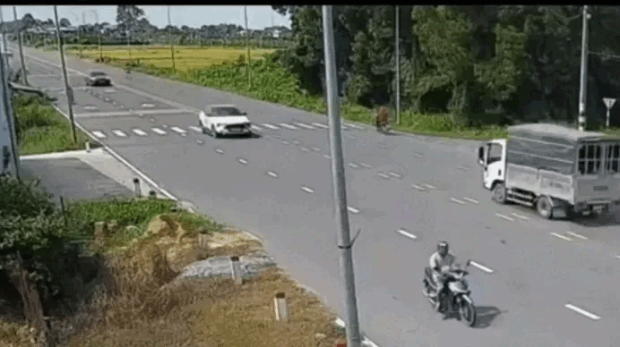 Accidente con múltiples vehículos en Ciudad Ho Chi Minh