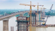 Visão geral do projeto de expansão da via expressa de acesso ao aeroporto de Long Thanh para 8 a 10 faixas.