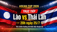TRỰC TIẾP bóng đá Lào 0-2 Thái Lan (Hiệp 1): Voi chiến mở tỉ số