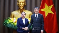 Thủ tướng Lê Minh Hưng tiếp Trưởng Ban Tổ chức Trung ương Đảng Nhân dân Cách mạng Lào