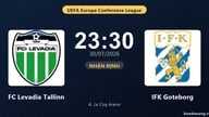 Nhận định FC Levadia Tallinn vs IFK Goteborg: đội hình dự kiến