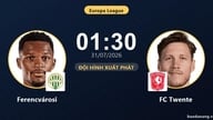 AO VIVO Ferencvárosi x FC Twente: A partida está em andamento