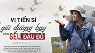 Lægen "holder flyvebanen" for den rødkronede trane.