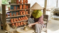 Thanh Ha keramiklandsby, en 500 år gammel landsby, der bevarer ilden fra lertøj langs Thu Bon-floden.