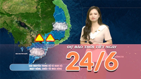 [Video] Väderprognos för 24 juni 2026: Norra och centrala Vietnam upplever sin högsta värmebölja, södra Vietnam har åskväder sent på eftermiddagen och kvällen.