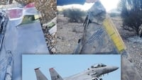 טייס אמריקאי ממטוס F-15 דיבר על מערך המל"טים המוזר של איראן לפני שהופל.