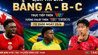 Jadual dan siaran langsung Piala Dunia FIFA 2026™ di VTV pada 25 Jun: Kumpulan A, B dan C menentukan tempat kelayakan.