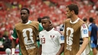 Qatari midfielder suspended for 5 matches by FIFA for causing Canadian star's broken leg.