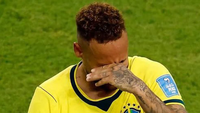 Neymar brast i gråt när han återvände till det brasilianska landslaget efter 981 dagar.