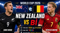 New Zealand vs Bỉ: Đội hình ra sân và nhận định dự đoán tỷ số