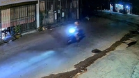 Authorities are searching for the female motorcyclist who hit a 4-year-old, causing a fractured femur, and then fled the scene.